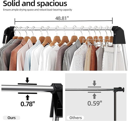 APEXCHASER Clothes Drying Rack Foldable, Stainless Steel Laundry Drying Rack - Image 4