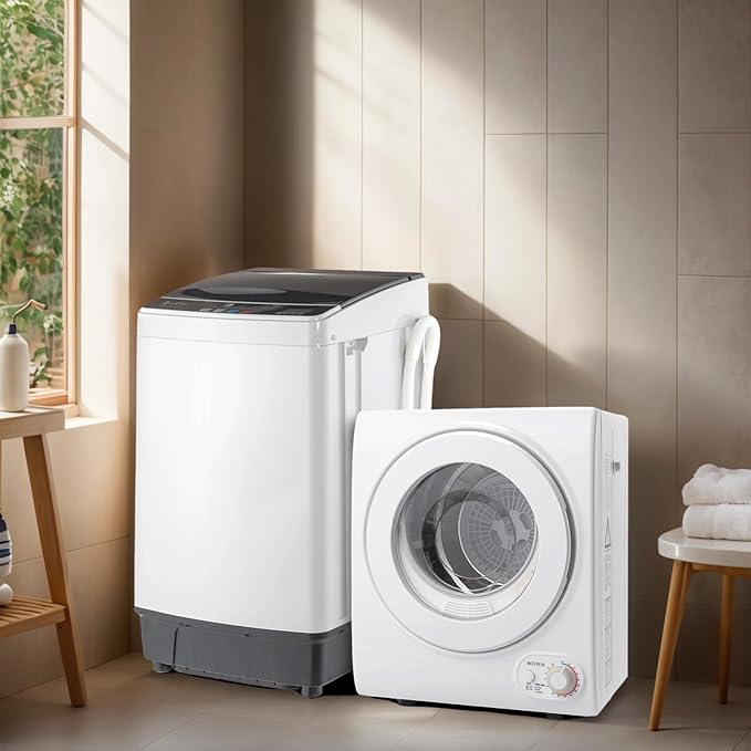 ROVSUN 1.5CuFt Portable Clothes Dryer and 17.6LBS Full-Automatic Washing - Image 2