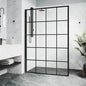 Shower Panel 48W*74H Inch, Bathroom Framed Fixed Glass Door, 5/16" Thick Clear by Unknown