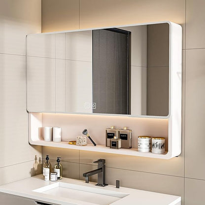 35x28 Inch Bathroom Mirror Cabinet by BENIME%C2%AESMARTLEDMIRROR