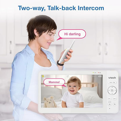VTech Advanced HQ Max Twin 7" Digital Video 2-Cameras Baby Monitor - Image 10