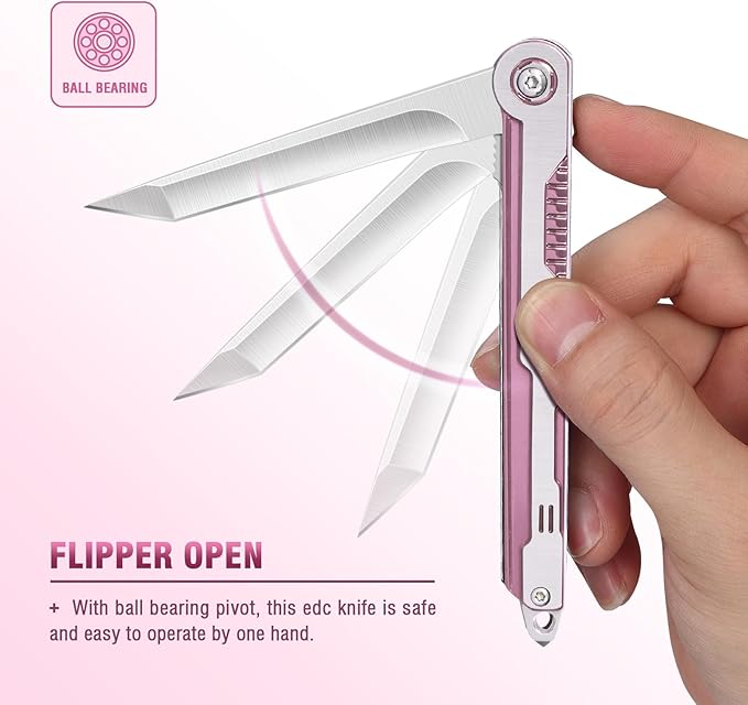 Pink Pocket Knife for Women - Image 4