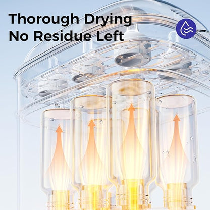 Bottle Sterilizer and Dryer, 99.999% Deep Sterilization, 6-min Rapid - Image 6