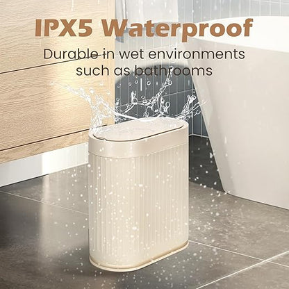 Bathroom Trash Can with Lid Automatic 2 Gallon Sensor Trash Bin, 7.5 Liter - Image 6