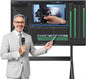 85" Smart Board, 4K UHD Interactive Board, 20-Point Touch, Android 13, 8GB & by QIXZOCV