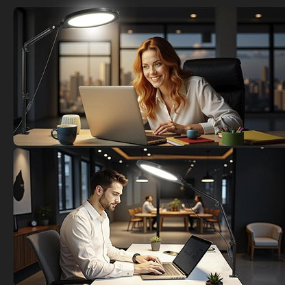 Desk Ring Light, 360°Rotate & Flexible Height Full-Screen Overhead Ringlight - Image 7