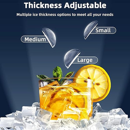 Antarctic Star Crescent Ice Maker, Slow-Melting Countertop Ice Maker, 27 Lbs/24H - Image 6
