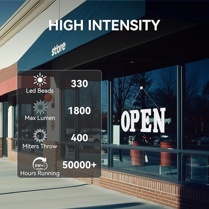 30" x 10" Large LED Open Sign - Image 3