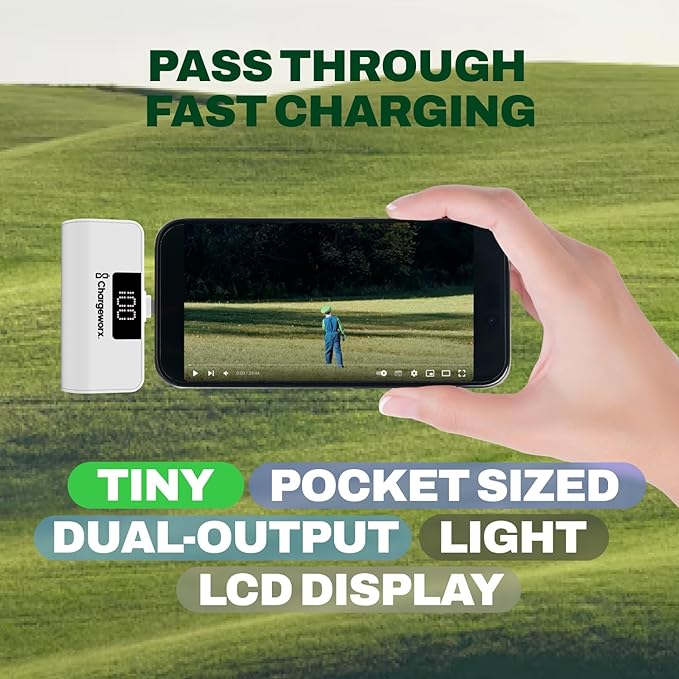 CHARGEWORX Mini Portable Charger Power Bank - Image 5