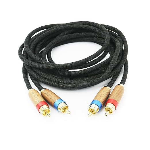 NewFantasia Audiophiles 2RCA Male to 2RCA Male Stereo Audio Cable HiFi System by NewFantasia