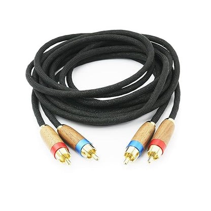 NewFantasia Audiophiles 2RCA Male to 2RCA Male Stereo Audio Cable HiFi System by NewFantasia