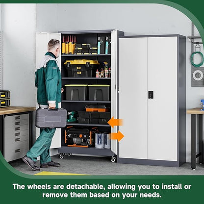 Letaya Metal Garage Storage Cabinets - Image 4