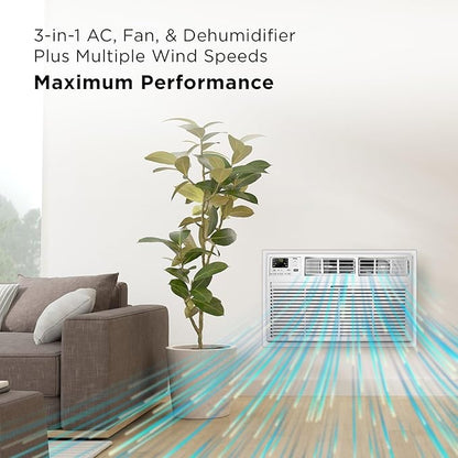 TCL H10T9EX1-A 10, 000 Smart Through-The-Wall Air Conditioner, Fan & - Image 4