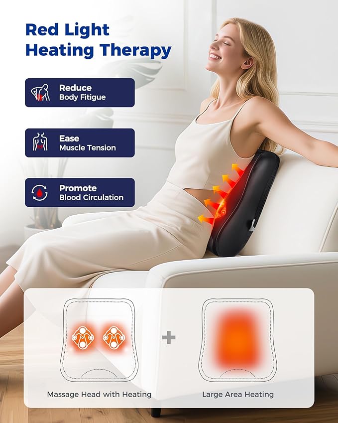 OMASSA Shiatsu Back Massager - Image 3