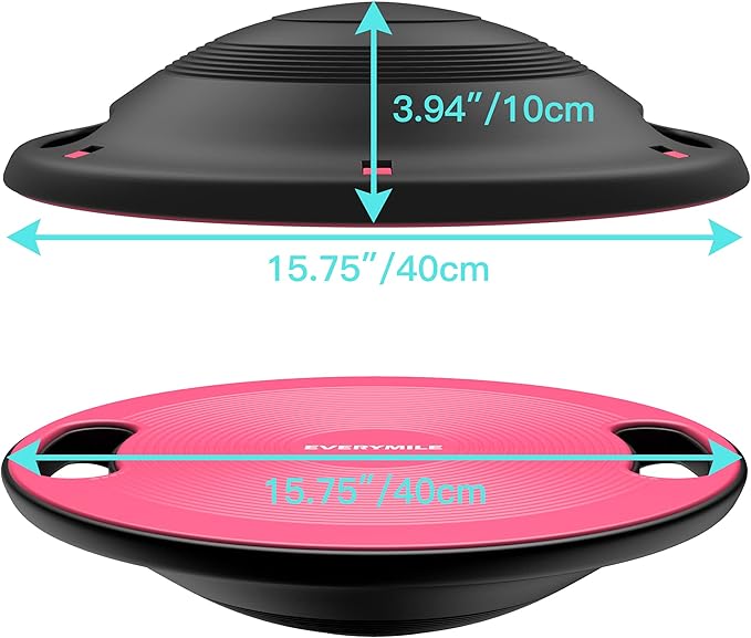 EVERYMILE Wobble Balance Board, Exercise Balance Stability Trainer Portable - Image 4