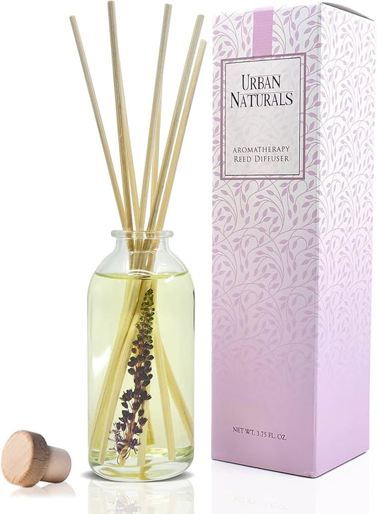 Urban Naturals Lilac Blossoms Reed Diffuser Set | Made by UrbanNaturals