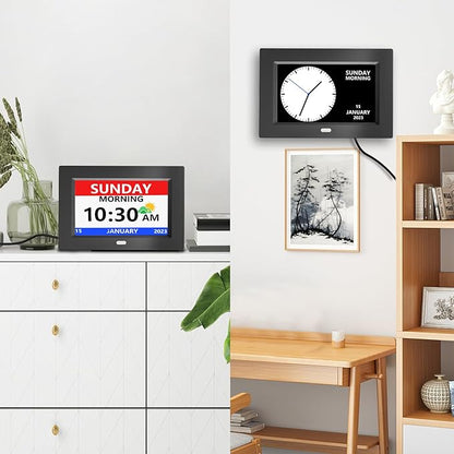 MRCHYDZ 7 Inch Clock with Day and Date - Image 4
