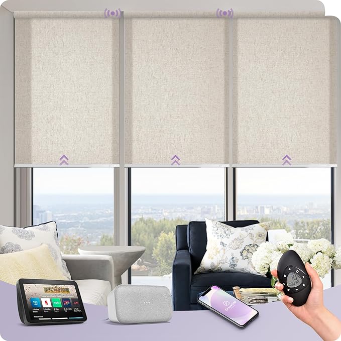 Graywind Motorized Light Filtering Shades Compatible by Graywindbeyondshading