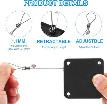 PATIKIL Punch-Free 500g Automatic Sliding Screen Door Closer - Image 3