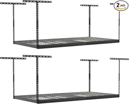 SafeRacks Overhead Storage Rack, Heavy Duty 600 lb Capacity, Adjustable Garage by SafeRacks
