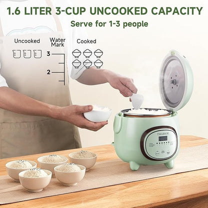 Rice Cooker 6 Cup, Small Rice Cooker - Image 3