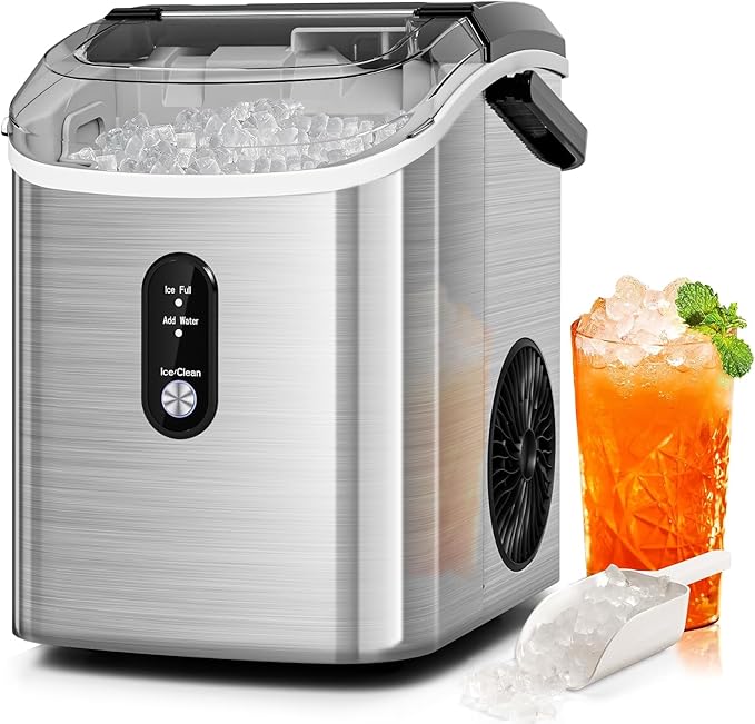 Antarctic Star Nugget Ice Makers Countertop, Portable Ice Maker Machine by AntarcticStar