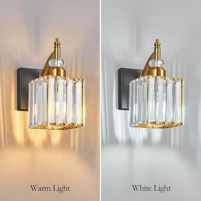 BBLLWJ Modern Wall Sconces Set of Two Black Gold Indoor Wall Mounted Room - Image 2