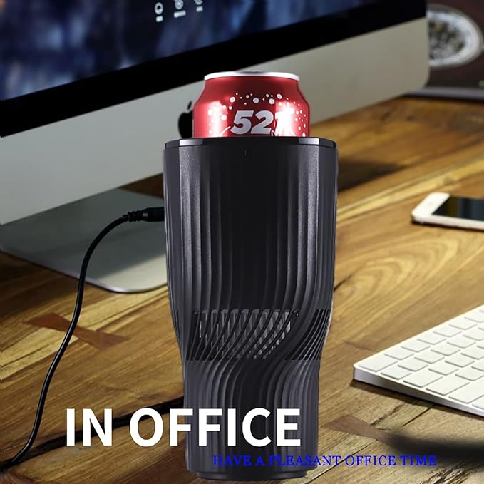 Car Cup Holder 2-in-1 Coffee Warmer Drink Cooler Smart Car Tumbler Holder Gift - Image 7