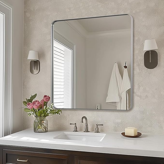 ANDY STAR Chrome Bathroom Mirrors - Image 2