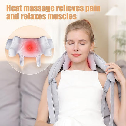 Electric Shiatsu Back and Neck Massager, Cordless Shoulder Massager - Image 3