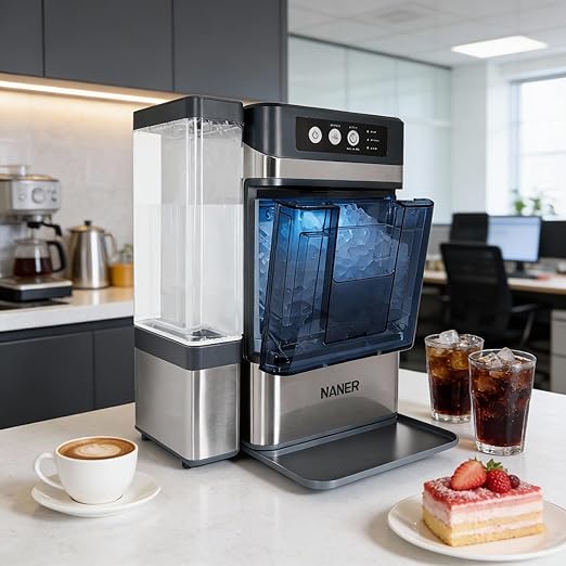 Nugget Ice Makers Countertop 42lbs/Day Large Capacity One-Click Operation - Image 2