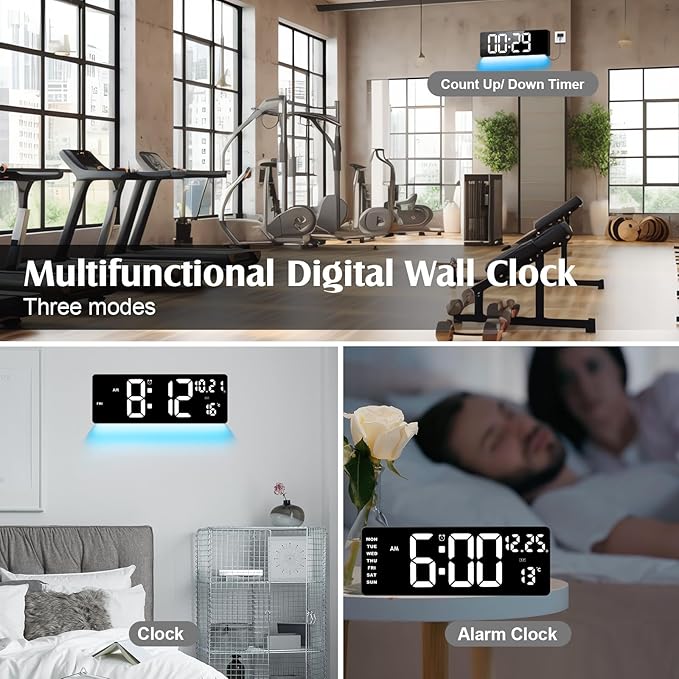 Xflyee 16.5" Digital Clock Large Display - Image 7