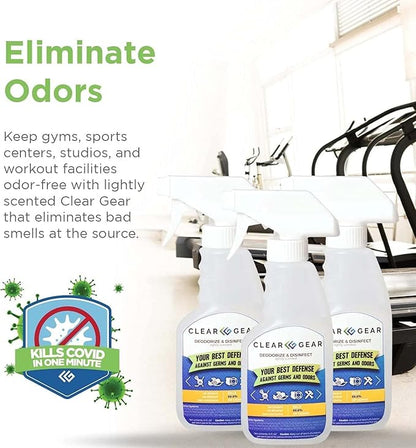 Clear Gear Disinfectant Cleaner, and Deodorizer - Image 4