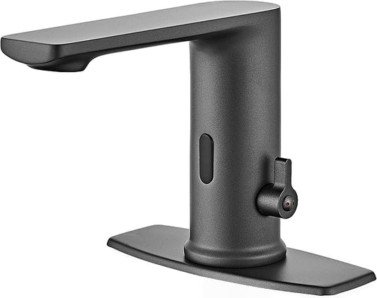 DIY No Drill Gunmetal Gray Sink Faucet by HALOSANITARY