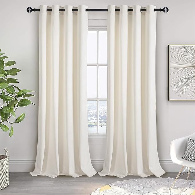 JIUZHEN Velvet Curtains for Bedroom by JIUZHEN