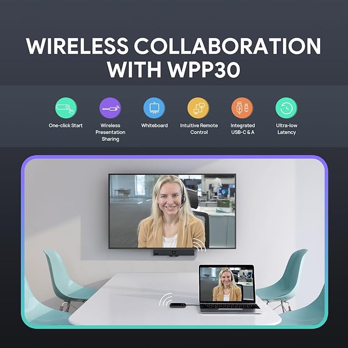 Yealink Video Conference Camera, 4K Webcam, 120° Ai Auto Framing, 8 Microphone - Image 9