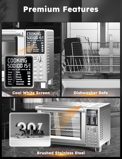 Nuwave Bravo XL Pro Air Fryer Toaster Oven - Image 9