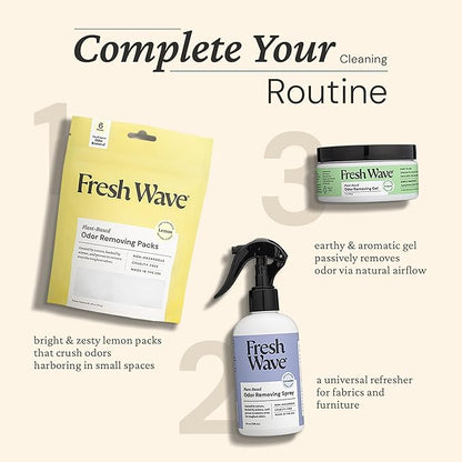 Fresh Wave Lemon Odor Eliminating & Deodorizing Packs | Bag of 6 | Safer Odor - Image 6