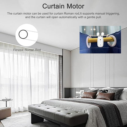 2PCS Tuya WiFi Intelligent Curtain Motor Electric Curtain Robot Automatic - Image 6