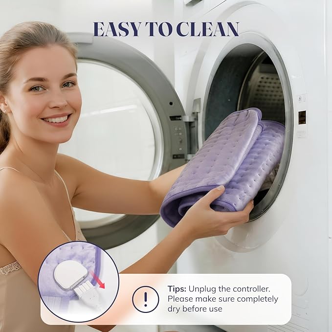 Heating Pad for Period Cramps and Back Pain Relief, Electric Heating Pad - Image 5