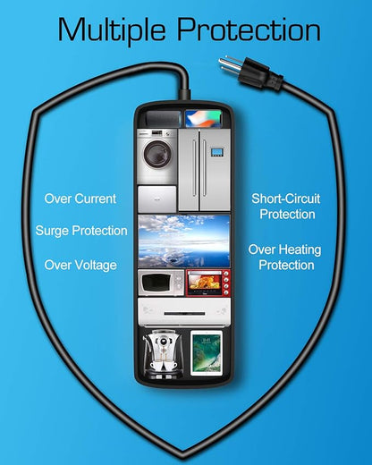 Witeem Surge Protector Power Strip - Image 5