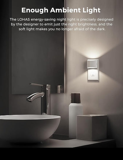L LOHAS LED Night Lights Plug into Wall, Dimmable Night Light - Image 2