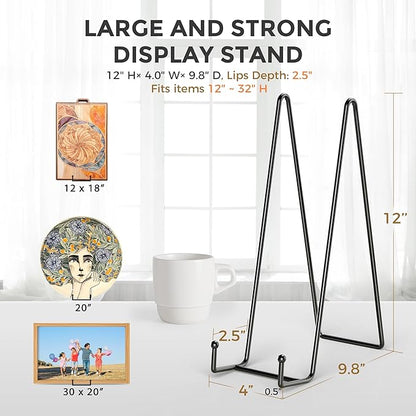 TR-LIFE 4 Pack 12 Inch Large Plate Stands/holder - Image 3