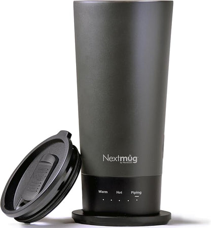 Nextmug Go - Temperature-Controlled, Self-Heating Travel Mug by NextmugbyNextboom