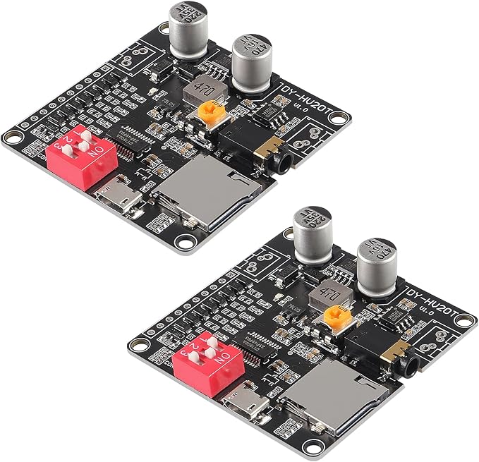 AITIAO 2PCS 20W Voice Playback Module MP3 Music Player DC 6-35V 12V/24V Sound - Image 7