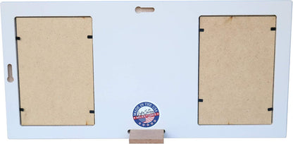 Parent Wedding Gift Photo Frame for Parents, Mom and Dad Thank-You Gift 16" l x 8" h Holds 2 4x6 Photos Exclusively from (Ivory)