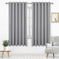 DWCN Silver Grey Blackout Curtains 63 Inch Length, 70 Wide Drapes by DWCN