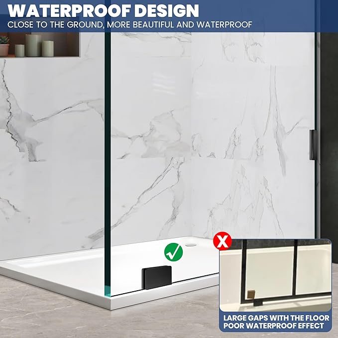 Bathroom Shower Glass Door 34 * 74" - Image 3