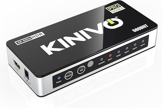 Kinivo HDMI Switch with Audio Extractor 560BNT by Kinivo