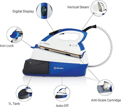 1500W Ironing Station with Ceramic Soleplate, Iron Lock - Image 8
